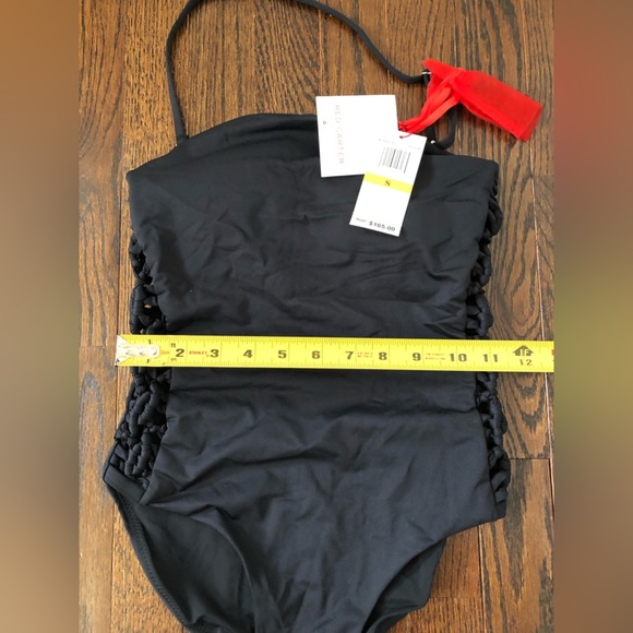 Red Carter Women’s S Black Side Lattice Strapless/Halter Cheeky Swim Suit - NWT! - Picture 7 of 16